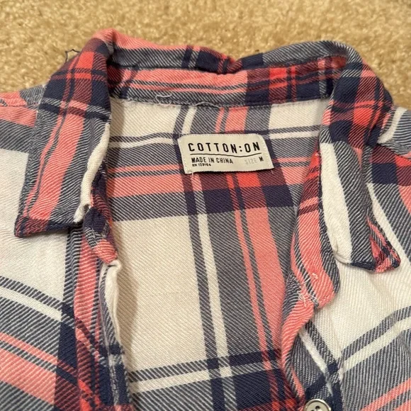Cotton On Womens Lightweight Flannel - size M - Picture 2 of 3